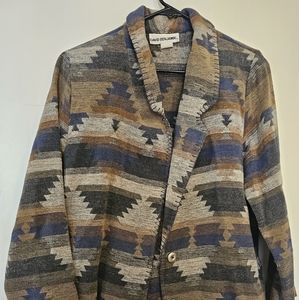 Vintage David Benjamin Women's IMade In US Tribal 2 Button Jacket